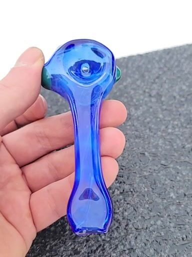 Preview pic of Custom blue spoon opaque aqua accents