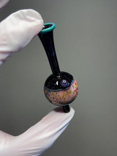 Preview pic of Mark Andrews Glass - 30mm Black Crushed Opal
