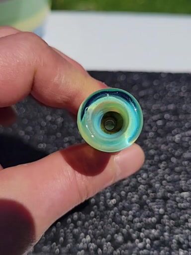 Preview pic of Ghost over green x titan accents chillum