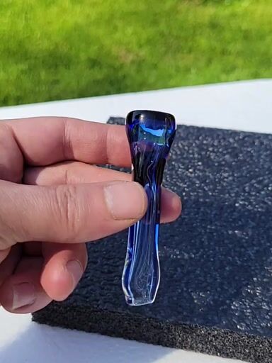 Preview pic of Light colbalt chillum galaxy accents