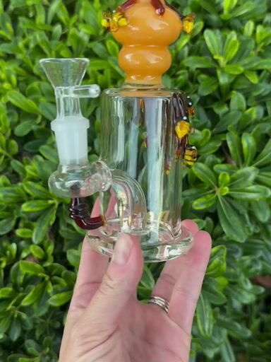 Preview pic of Beehive Honey Drip Glass Dab Rig