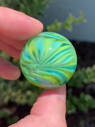 Preview pic of Pastel Cane Snuff Marble