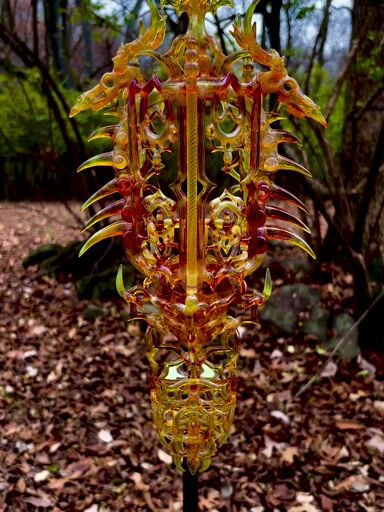 Preview pic of "Baroque Lantern in Yellow" Functional lantern and water pipe