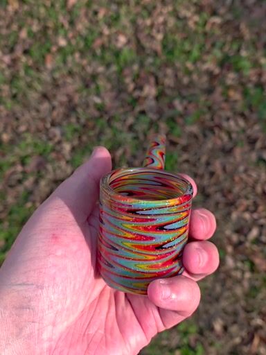 Preview pic of Crushed opal Proxy pipe by organiK glass