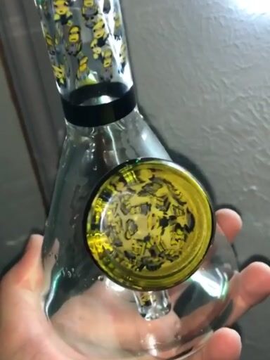 Preview pic of Gemini glass art beaker