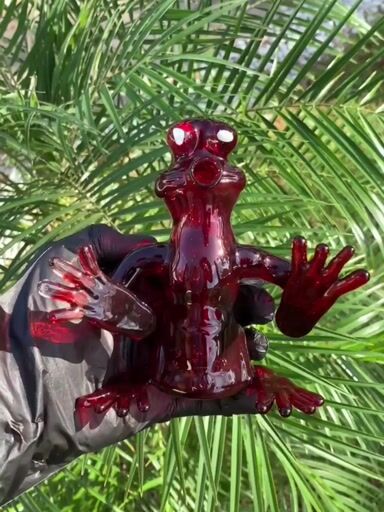 Preview pic of Full Body Frog Functional (NS Pomegranate) w/ Bubble Cap