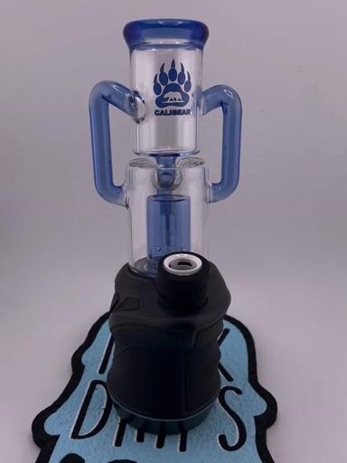 Preview pic of CaliBear Glass Focus V Carta Sport Glass Topper - Straight Tube Recycler