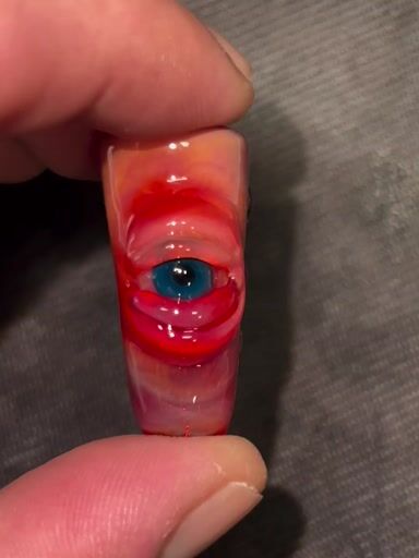 Preview pic of Purple rainbow monster raw cone j-tip