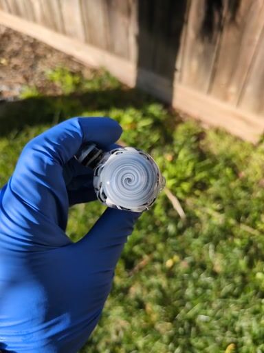 Preview pic of Black and white cane work spoon