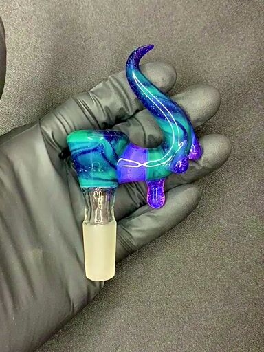 Preview pic of Blue slyme/Blue Blizzard/Neo Opal chaos 14mm slide