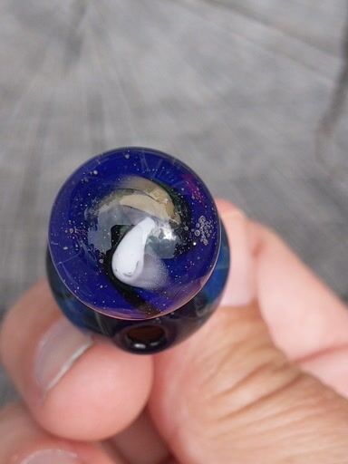 Preview pic of Blue Mushroom Double Bubble Cap $55 Shipped!