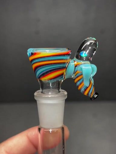 Preview pic of 14mm 4 hole lineworked banana slide