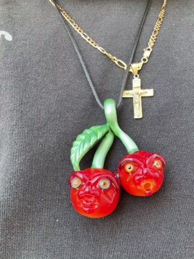 Preview pic of Upgrade Glass Cherry Pendant