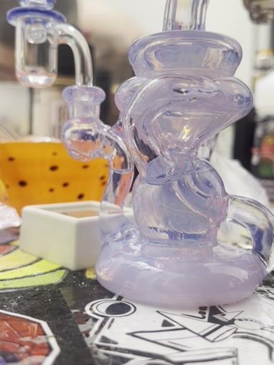 Preview pic of N3rd glass mini recycler rig