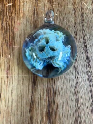 Preview pic of Koichi yojima rare basket weave honeycomb globe pendant new old stock 2016 highly collectible