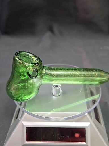 Preview pic of Custom 24ct gold dichro over green money hammer