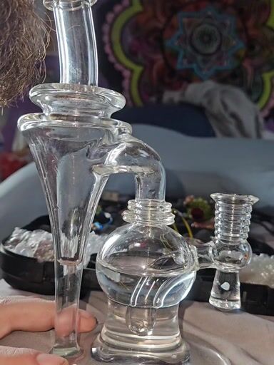 Preview pic of RBR Tonsofun Glass Single Uptake Recycler Frontbutt Chugger