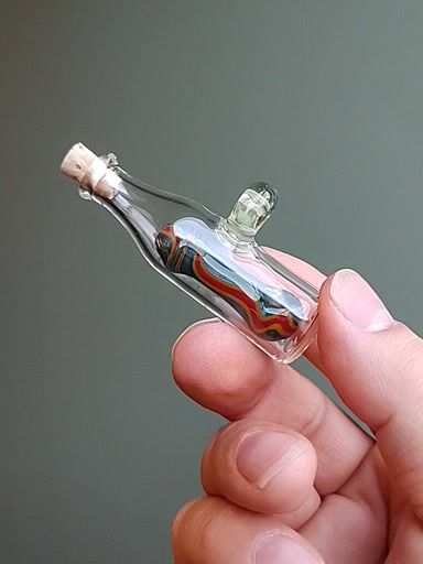 Preview pic of Pipe In A Bottle Pendant #1