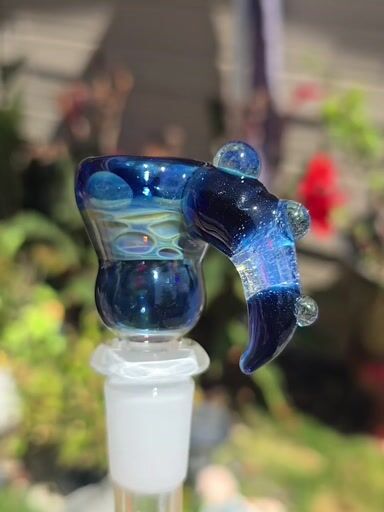 Preview pic of Blue 14 mm Slide With Horn