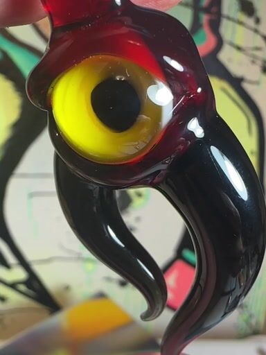 Preview pic of Eye pendant red Elvis